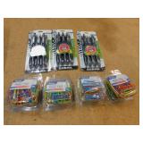 OFFICE LOT *NEW INK PENS & PAPER CLIPS