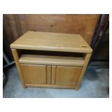SMALL WOOD TV CONSOLE
