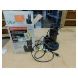 EVERBILT SUBMERSIBLE SUMP PUMP 1/4HP