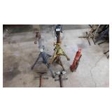 FOLD-A-JACK PIPE STANDS *2000LBS & HYDRAULIC JACK