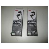 2 NEW JVC GUMY PLUS EARBUDS W*MIC & REMOTE
