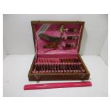 Vintage Thai Bronze 19 piece Dessert Set