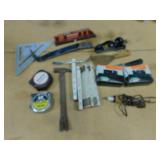 TAPE MEASURES *PRY BARS *PLANER *RIGHT ANGLE &MORE