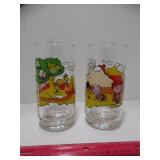 2 Rare Vintage McDonalds Camp Snoopy Glasses
