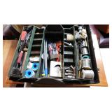 VINTAGE TOOL BOX & CONTENTS