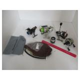 FISHING REEL LOT *ZEBCO *DAIWA AND MORE