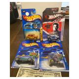 4 new collectible Hot Wheels