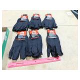 6 New Pairs Boss Sz L Jersey Gloves