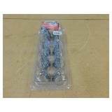 NEW CHROME ROADMASTER ABS NUT COVERS 33mmX4.1/4'