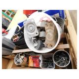 Box Lot Screws, Caster Wheels, and More