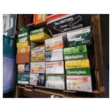Group Empty Ammo Boxes and Assorted Manuals
