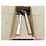 2 New Barjan 16oz Claw Hammers