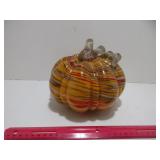 Nice Hand Blown Glass Pumpkin