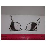 Vintage Taw & Co Mesh Side Shield Safety Glasses