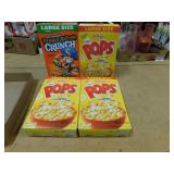Group Kellogg's Corn Pops & Captain Crunch Cereal