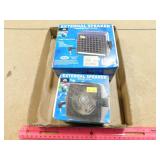 2 New Power Comm External Speakers Wedge &