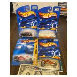 4 new collectible Hot Wheels