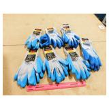 7 New Pairs Kinco Sz L Polyester Knit Shell Gloves