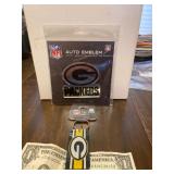 New Green Bay Packers keychain & auto emblem