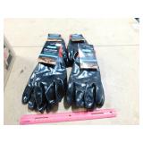 4 New Pairs Sz L Cordova PVC Coated Gloves
