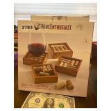 New Wine Enthusiast Wine Cork Coaster kit