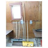 Group Shovels and Roof Rake