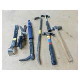 Group of Hammers and Tools
