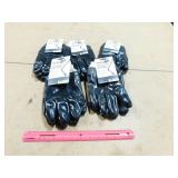 5 New Pairs Brahma Chemical Resistant Gloves