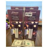 2 new Eternal Lifestyle wine vacuum stopper sets