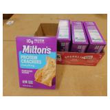 PROTEIN SNACK LOT *MILTON'S EVERYTHING CRACKERS