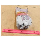 New 3pk Black Canyon Split Cowhide Leather Gloves