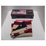 Fabric Flag and New Flag Light