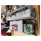 Box Lot Garage Items and Power Tool