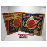 Rare Vintage Chinese Checkers Game - Complete