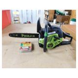Poulan 14' Chainsaw - Works