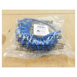 New Globetech Blue Air Coil 15ft w 40' Lead