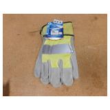 Viswerx Hi Vis Sz XL Split Leather Gloves