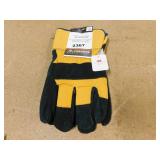 Cordova Sz XL Black Split Leather Palm Gloves