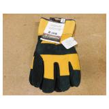 Cordova Sz XL Black Split Leather Palm Gloves