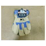 Wells Lamont Sz L Leather Palm Gloves