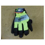 Viswerx Sz L Hi Vis Wnter Work Gloves