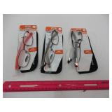 3 New Pairs +3.0 Reading Glasses