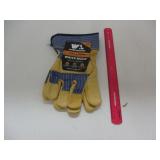Men's Wells Lamont White Mule XL Gloves