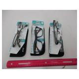 3 New Pairs +2.5 Reading Glasses