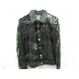 Women's Lace Jacket - Unknown Sz - Looks Like L