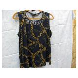 Women's Nina Leonard Sz L Tank Top