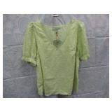New Women's Ryegrass Sz L Top