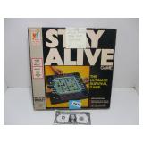 Rare Vintage 1971 Stay Alive Game -complete