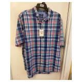 New Chaps menï¿½s button down shirt size XXL