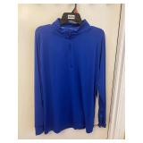 New Birdie Bound menï¿½s 1/4 zip polo shirt size M
